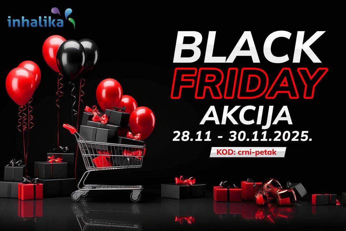 Crni petak u Inhalici: vikend popusta od 28.11. do 30.11.2025.