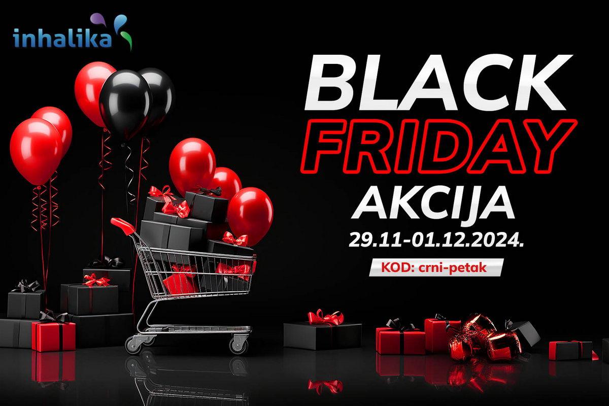 Crni petak u Inhalici: vikend popusta od 29.11. do 01.12.2024.