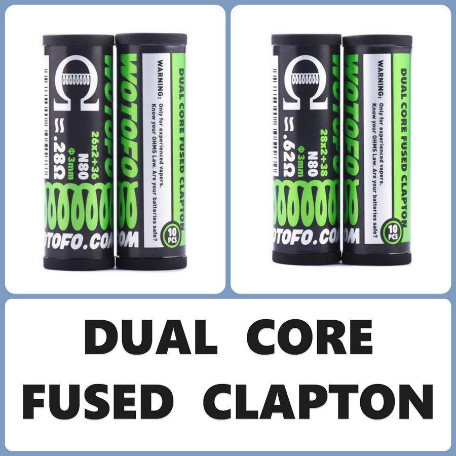 Wotofo Dual Core Fused Clapton grejači (10 kom)